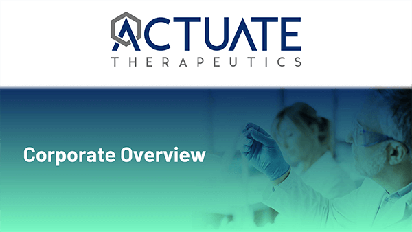 Actuate Therapeutics Corporate Deck Thumbnail